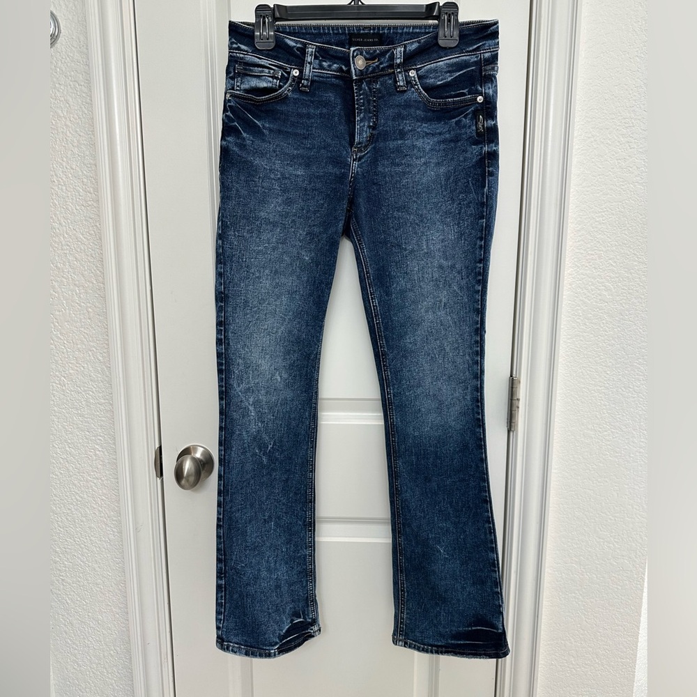 Women’s Silver Elyse Slim Bootcut Jeans